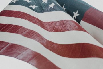 Et billede af det amerikanske flag